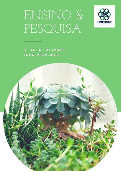 					Visualizar v. 16 n. 1 (2018): Ensino & Pesquisa
				