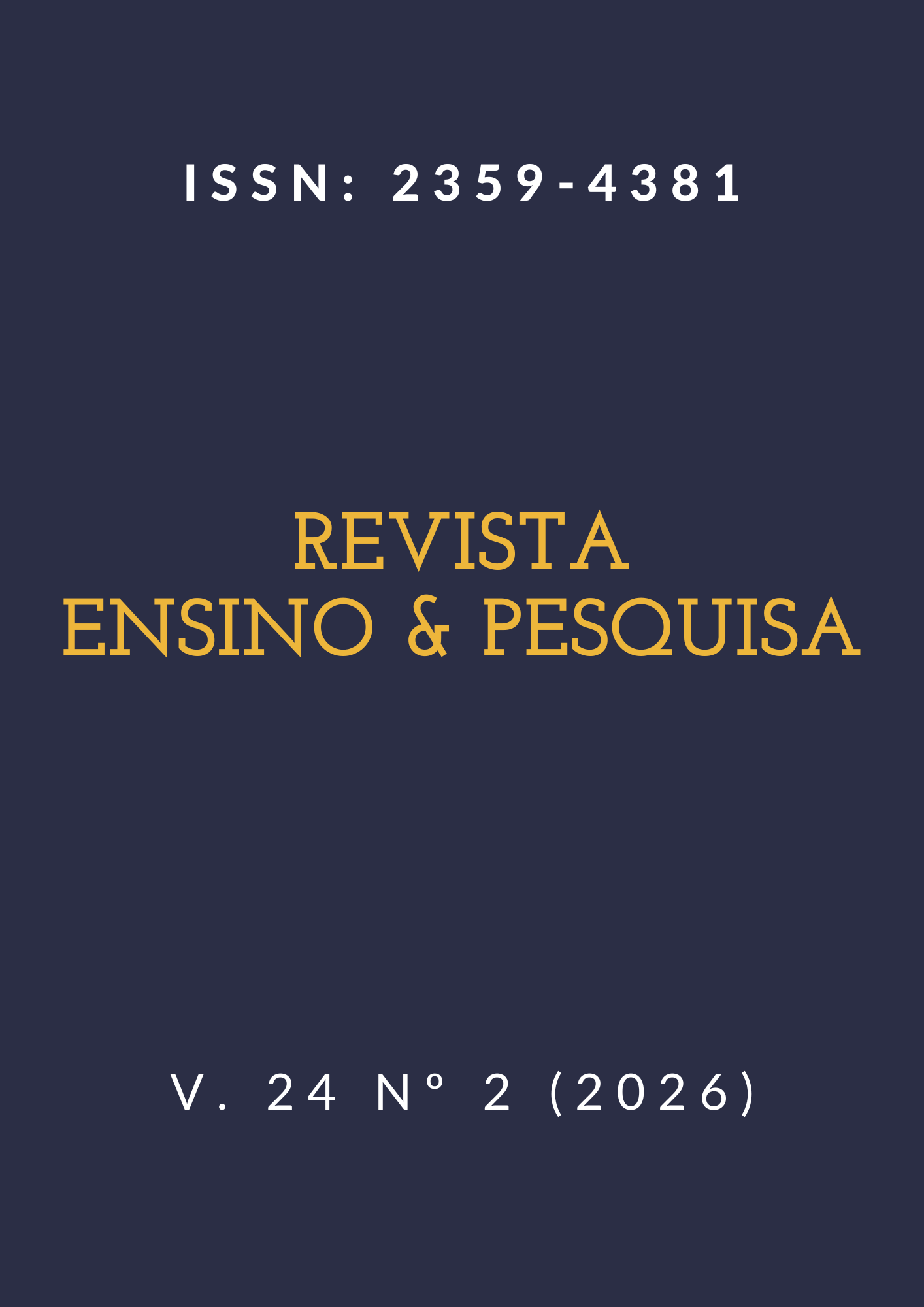 					Visualizar v. 24 n. 2 (2026): Ensino & Pesquisa
				