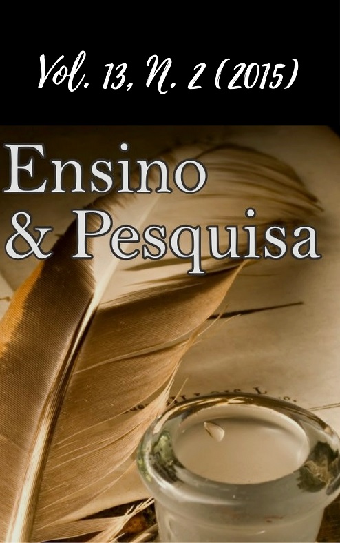 					View Vol. 13 No. 3 (2015): Ensino & Pesquisa
				